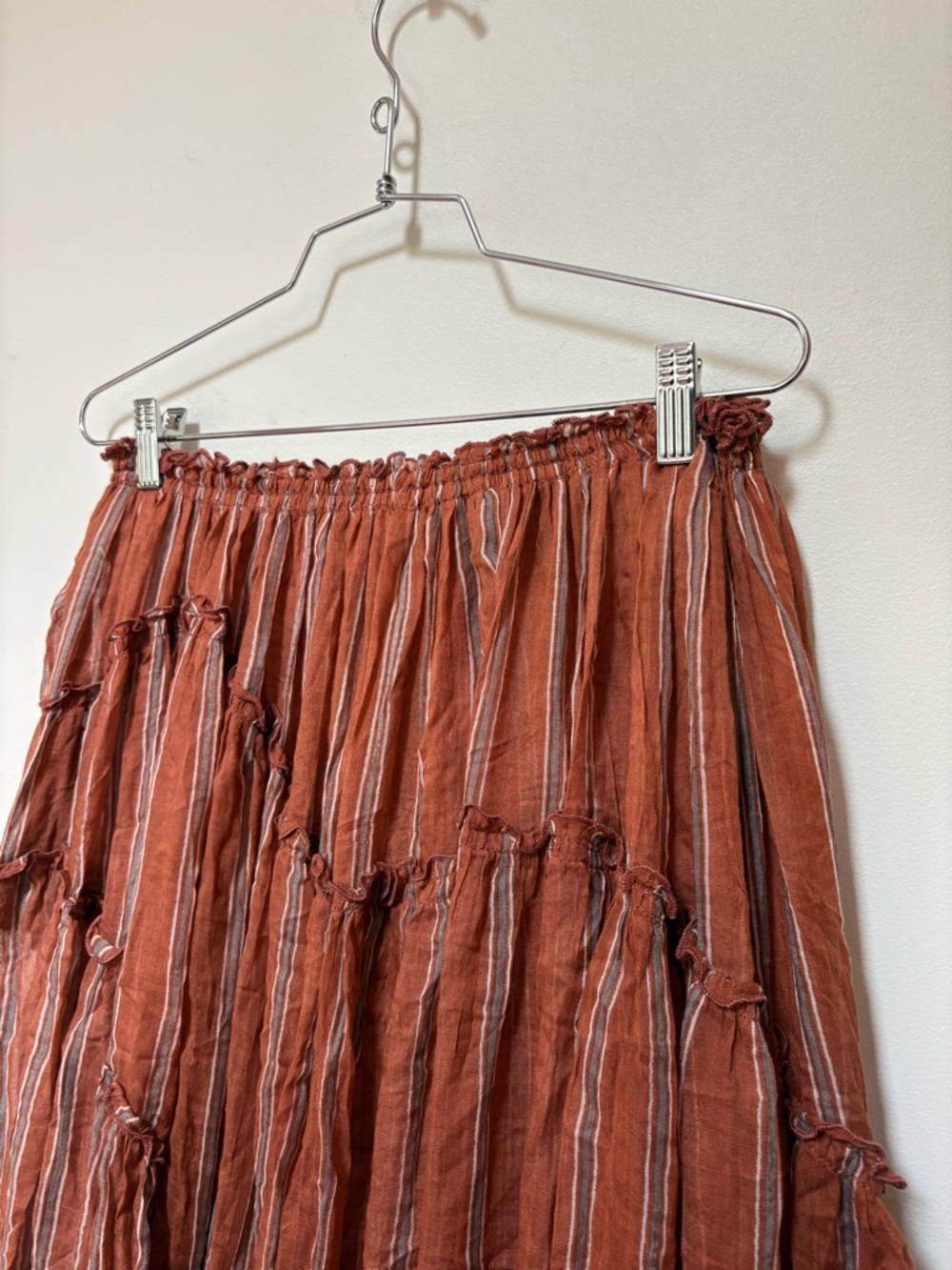 NWOT Free People FP One Ember Printed Midi Skirt Size Medium - Picture 7 of 13